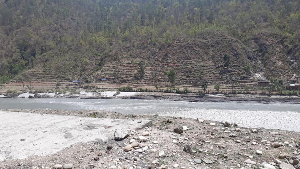 Bheri river where the Dalit youths drowned.
