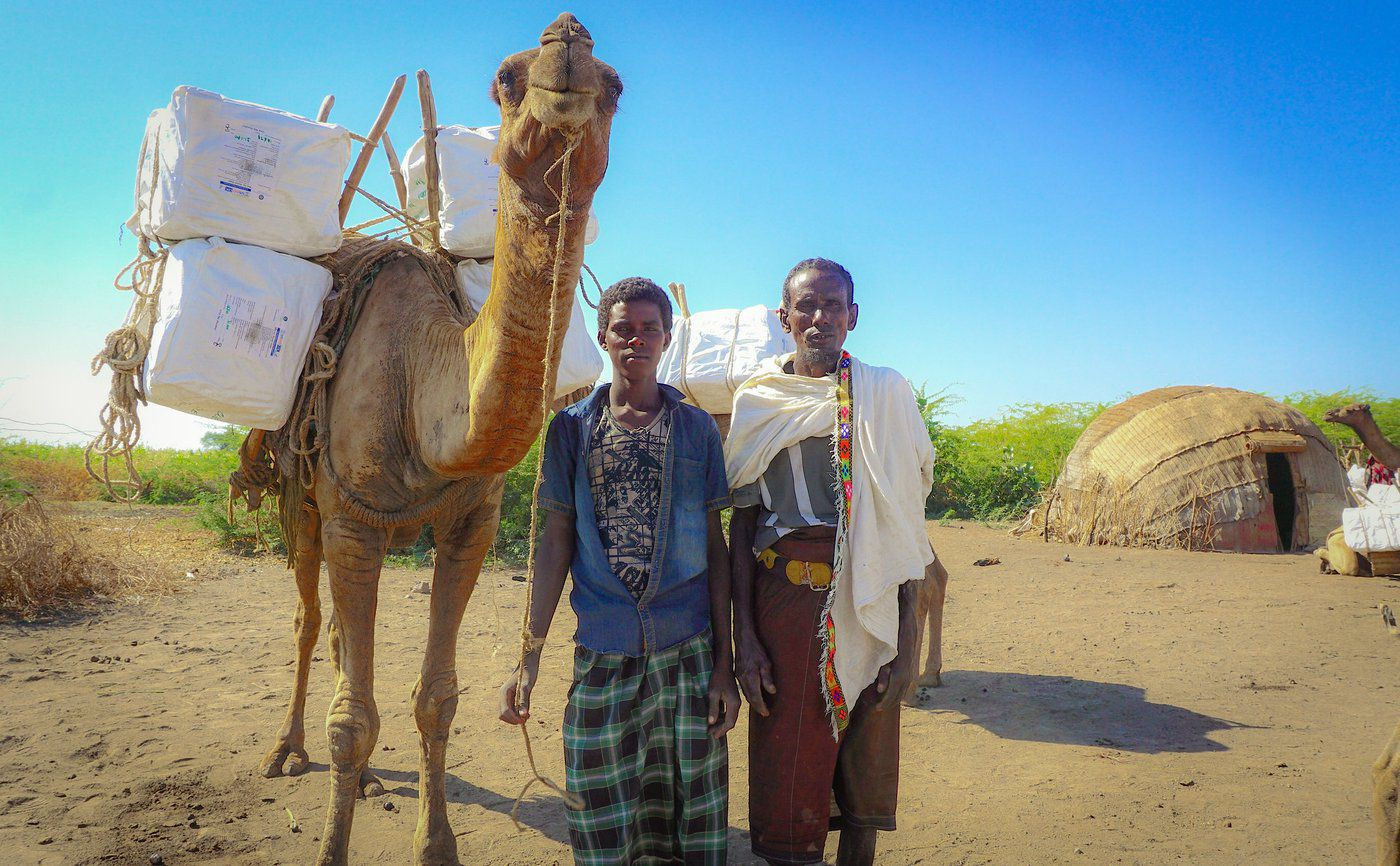 The Afar community in Ethiopia have had their livelihoods greatly disrupted by dry climate conditions. (Troy Beckman/USAID, Flickr)