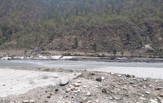 The Bheri river where the six youths drowned.