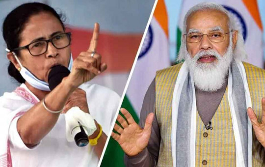 Mamata Banerjee and Modi