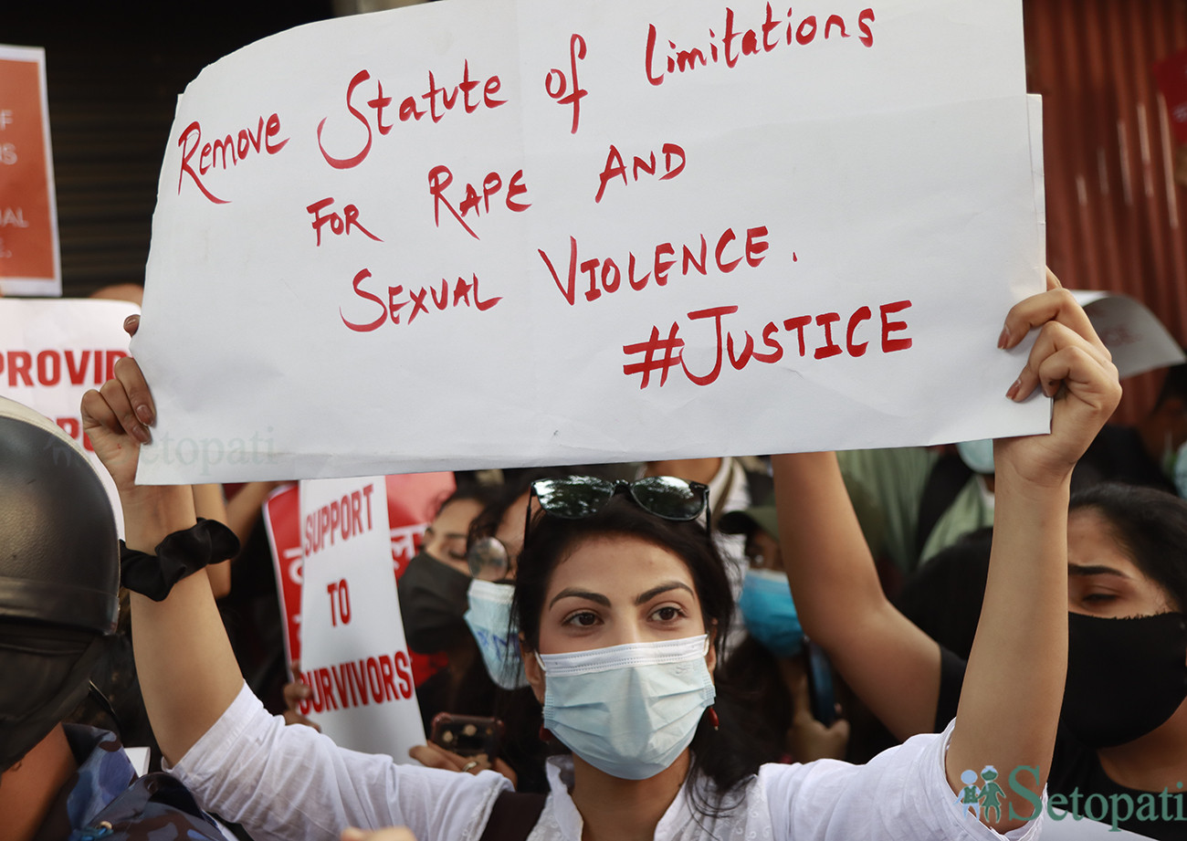 Youths protest demanding action against consultancy owner who raped a minor