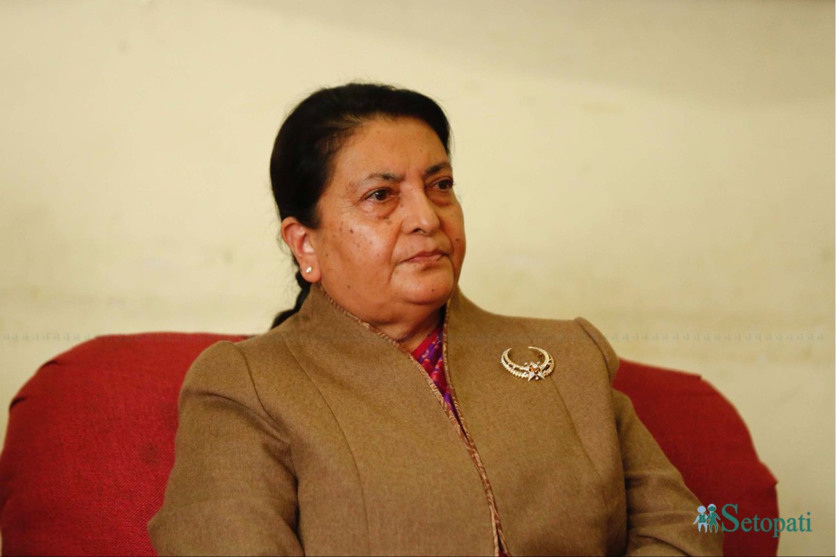 Bidya Bhandari intensifying party activities