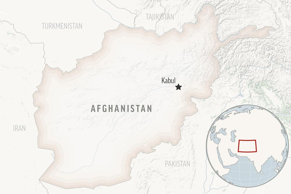 This is a locator map for Afghanistan with its capital, Kabul. (AP/RSS Photo)
