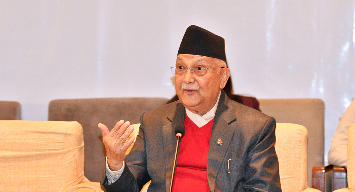 Oli slams NC for protesting in House forgetting UML's record for longest stretch of obstruction