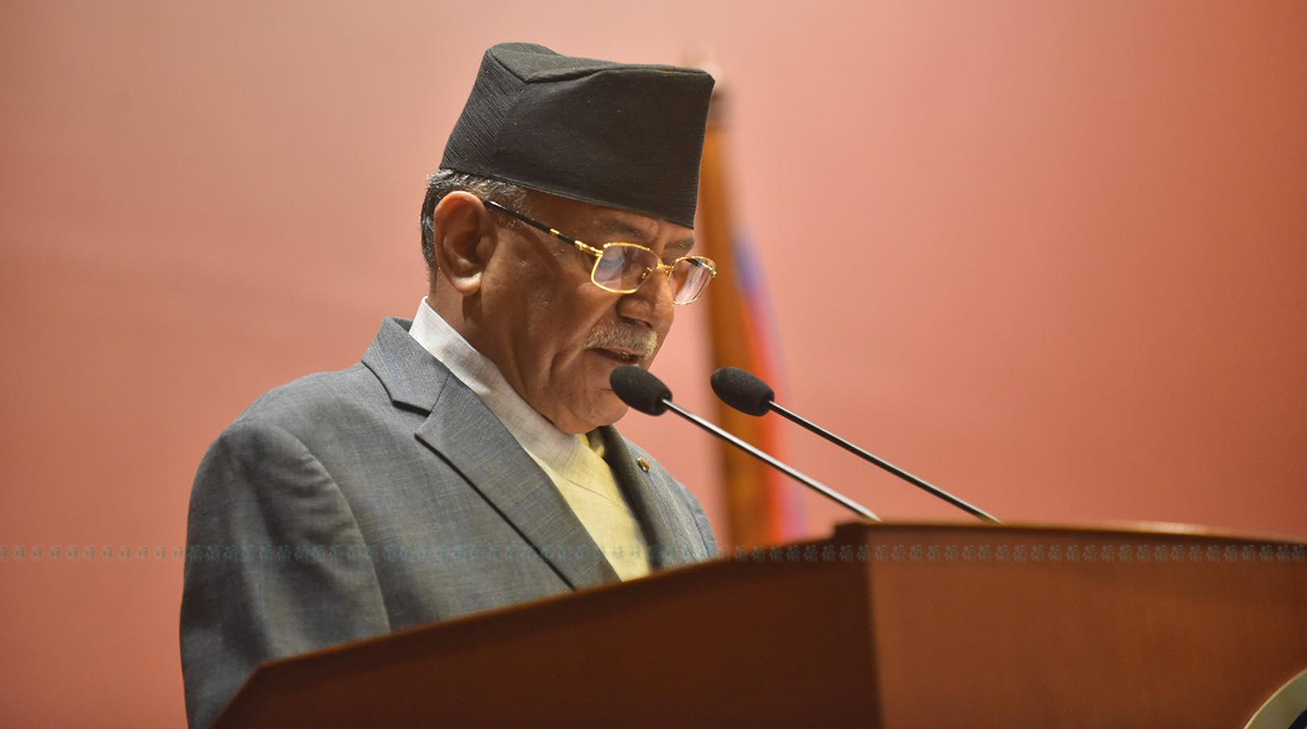 PM Dahal accuses UML of making decision for land swap with India