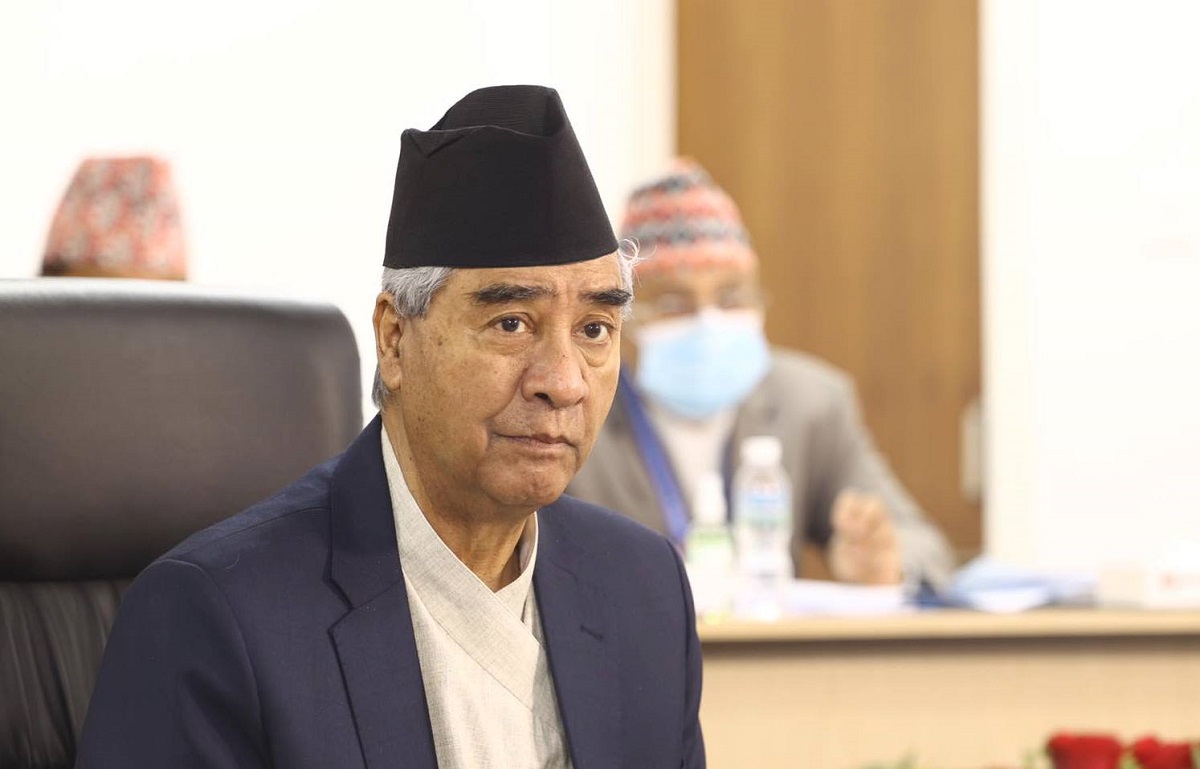 Deuba avoiding central committee  until presidential election to not anger Dahal