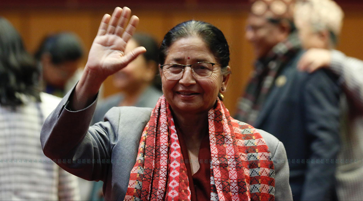 Urmila Aryal of Maoist Center elected National Assembly vice-chair unopposed