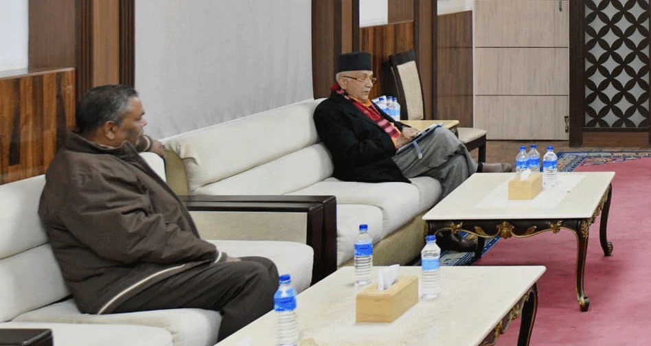 JSP not in govt due to unification dialogue with Unified Socialist: Oli tells Yadav