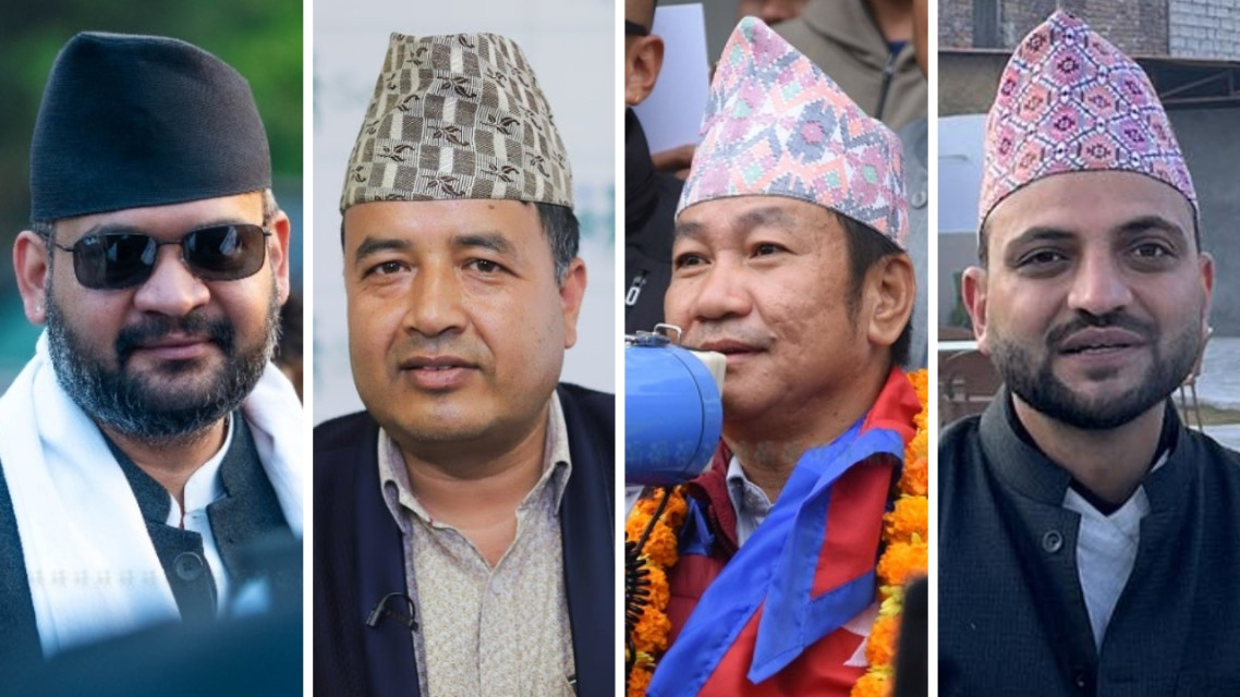 (From L) Shah, Basnet, Sampang and Bhusal