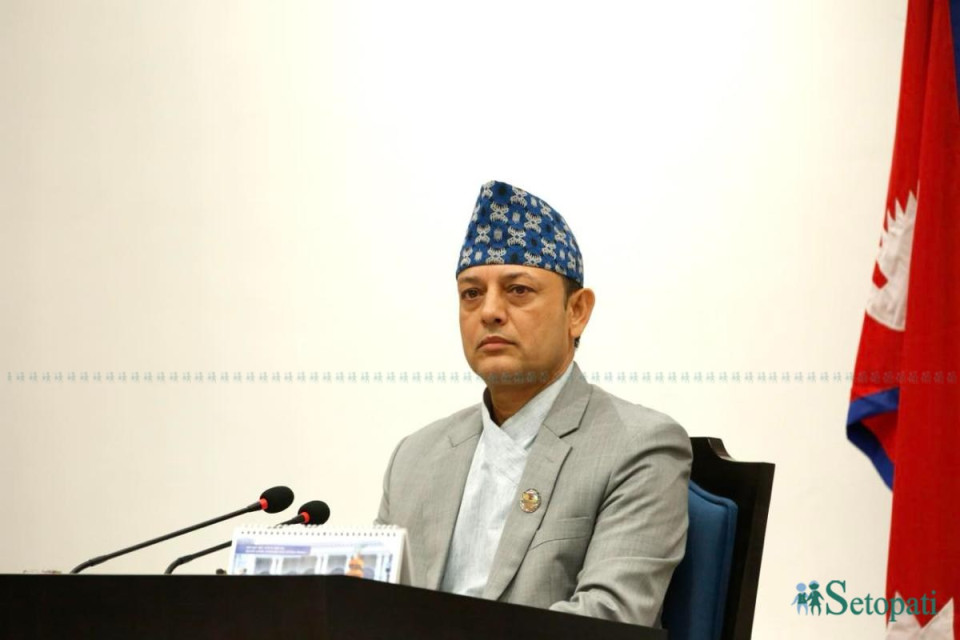 Speaker DP Aryal (Photo: Nabin Babu Gurung/Setopati)