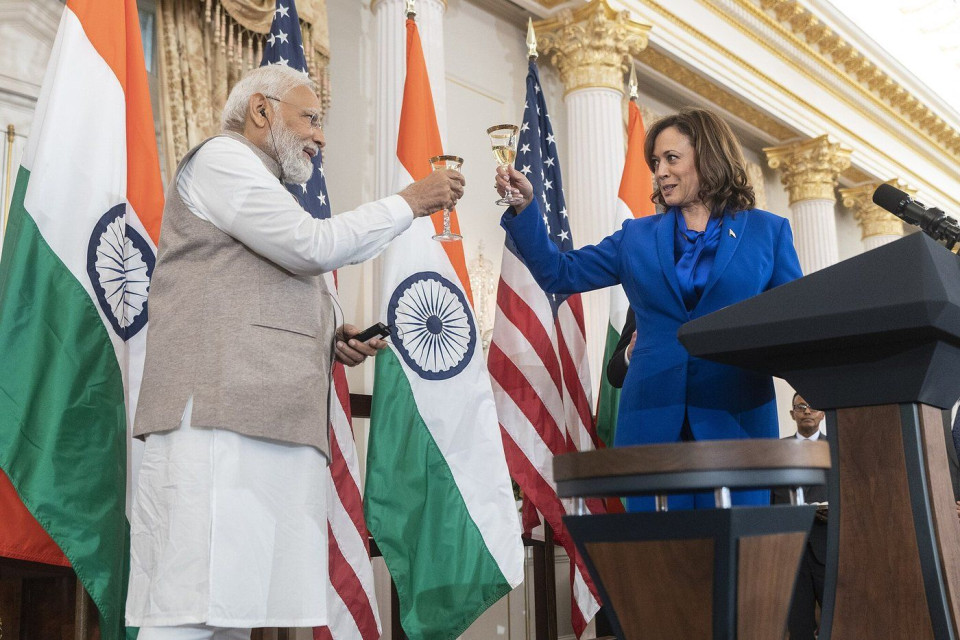 The US-India relationship is likely to remain fairly stable regardless of who wins, although a Trump victory may bring more good cheer to Modi. Office of the Vice President of the United States.