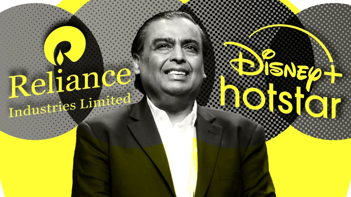 Mukesh Ambani's Reliance Industries has merged its media assets with Disney India.Mukesh Ambani's Reliance Industries has merged its media assets with Disney India. Illustration by Michael Joiner, 360info, image via Prakash Singh