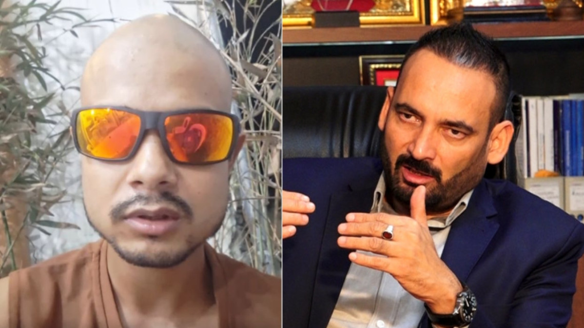 Prakash Pathak (left) and Pradeep Adhikari