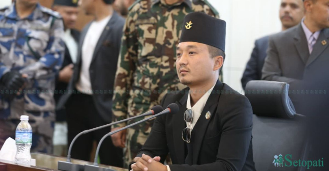 Home Minister Sudan Gurung