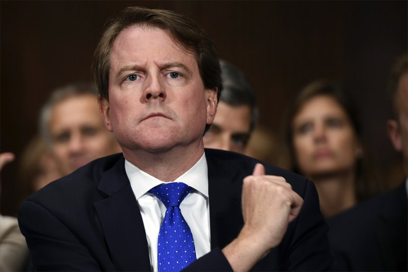 Former White House counsel Don McGahn