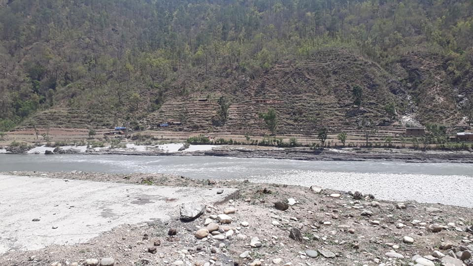 The Bheri river where the six youths drowned.