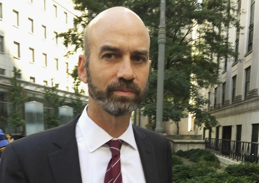This Aug. 16, 2017, file photo shows James Bennet, editorial page editor of The New York Times, in New York.