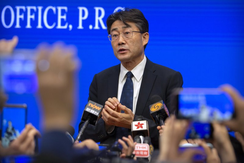Gao Fu, the head of the Chinese Center for Disease Control and Prevention (China CDC).