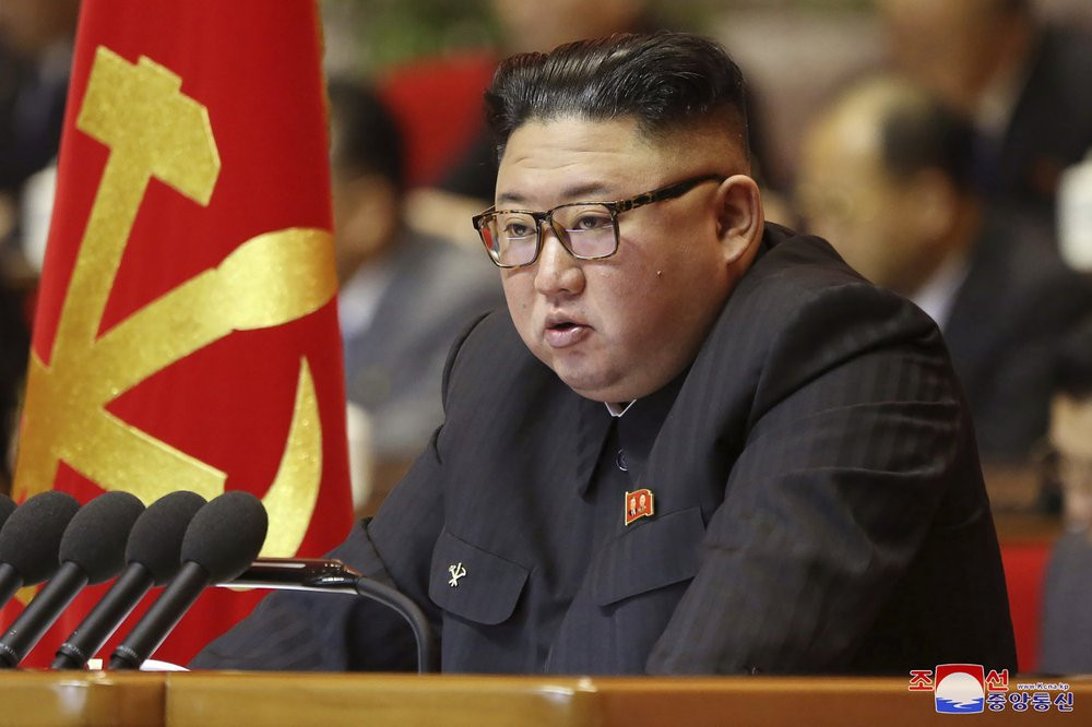 In this photo provided by the North Korean government, North Korean leader Kim Jong Un attends a ruling party congress in Pyongyang, North Korea Wednesday, Jan. 6, 2021.