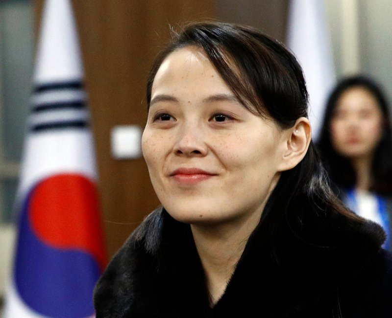 In this Feb. 9, 2018, file photo, Kim Yo Jong, sister of North Korean leader Kim Jong Un, arrives for the opening ceremony of the 2018 Winter Olympics in Pyeongchang, South Korea.