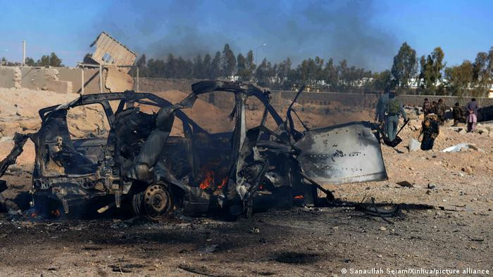 File photo of a car bombing in Kandahar, Afghanistan.