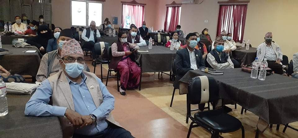 UML lawmakers during the parliamenatry party meeting on Sunday.