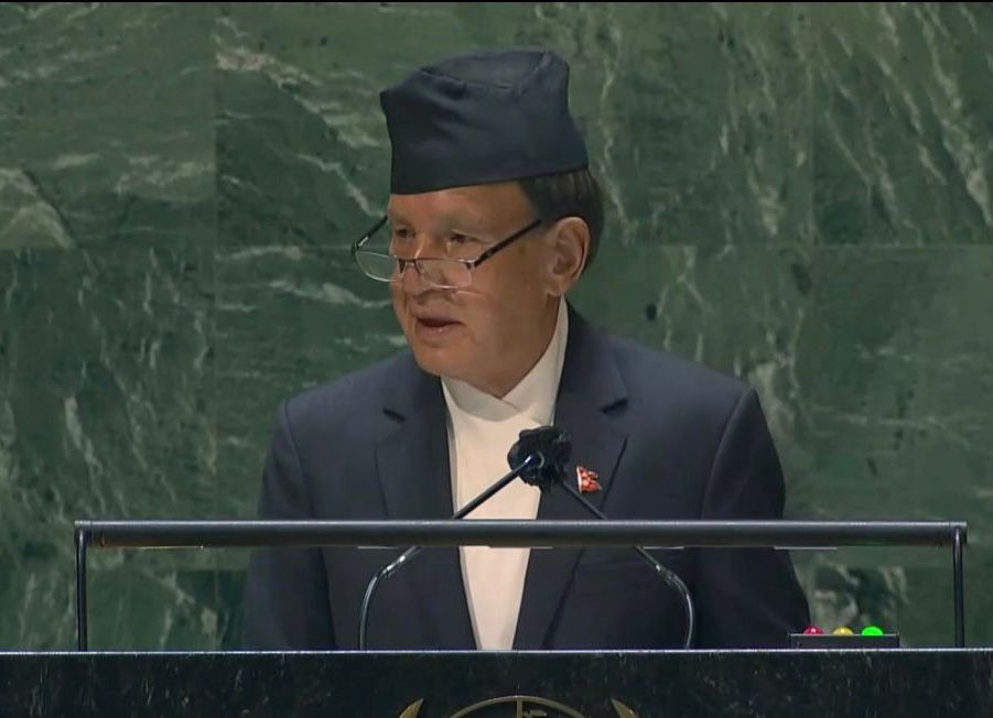 Foreign Minister  Narayan Khadka called for fair and equitable access to vaccines for everyone addressing the 76th session of the United Nations General Assembly in New York on Monday.