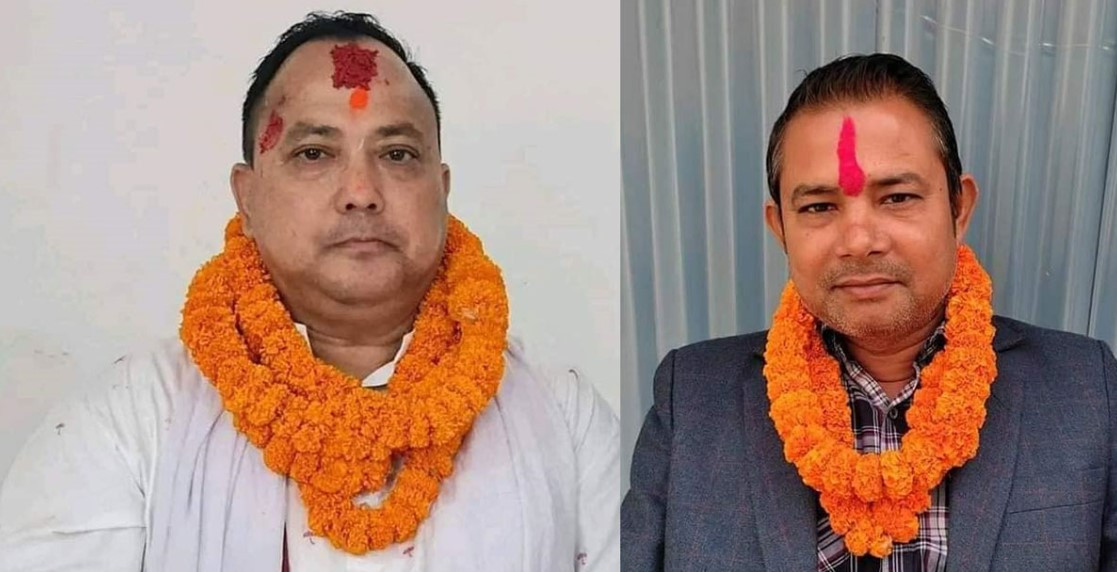 Singh (l) and Alam