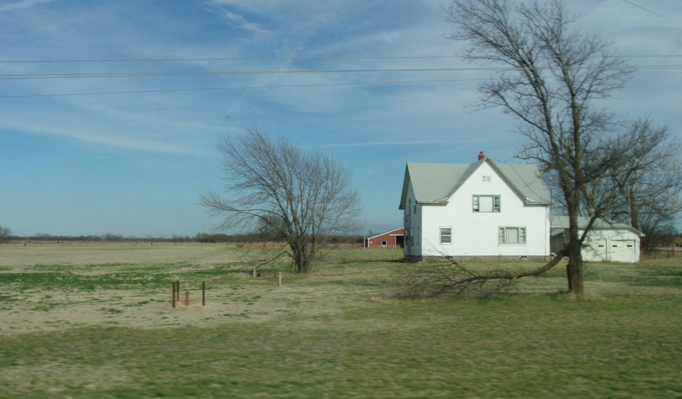 A Kansas farmhouse may be humble, but if it's a place of safety, warmth and happiness – a home – it is irreplaceable: Janice Waltzer, Flicker.