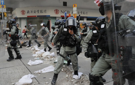 All trust gone between Hong Kong Police and protesters