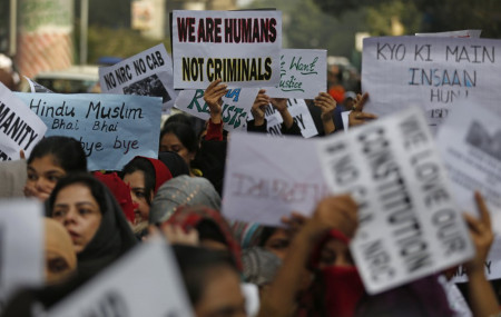 Indian police ban protests amid citizenship law outrage