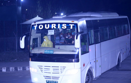 175 Nepalis rescued from Wuhan arrive in Kathmandu