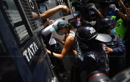 5 foreigners who demonstrated against govt banned from entering Nepal for two years