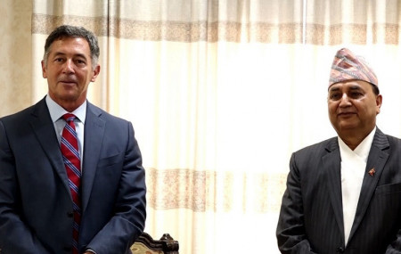 US envoy meets DPM Pokharel and expresses interest about MCC