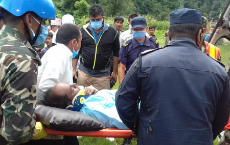 Eight bodies recovered after landslide in Melamchi