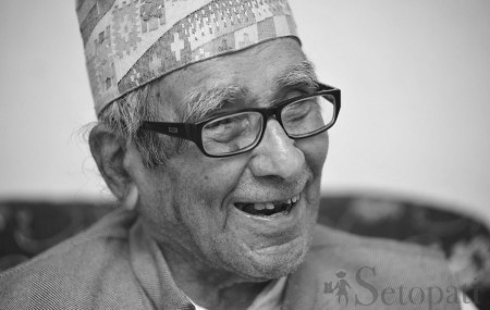Rashtrakavi Madhav Prasad Ghimire passes away at 101