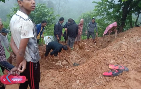 Nine including eight of single family killed in Syangja landslide