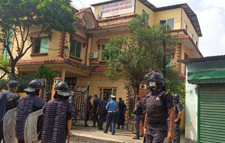 CPN provincial parliamentary party meeting starts amidst tight security