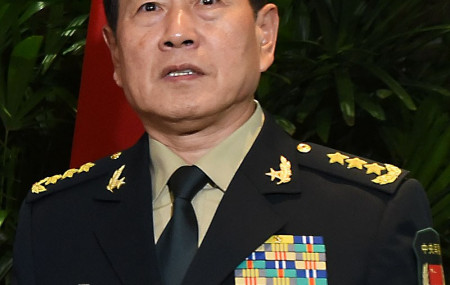 Chinese Defense Minister arrives