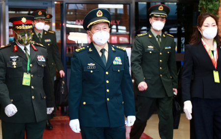 Here to implement bilateral agreements: Chinese Defense Minister
