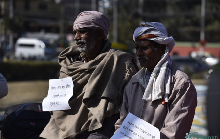 File Photo of unpaid sugarcane farmers