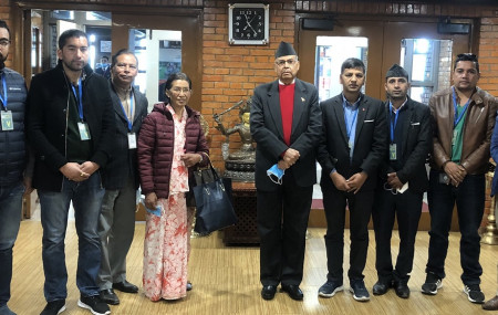 Khanal leaves for Delhi
