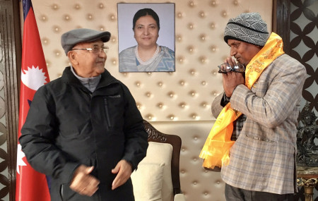 *JSP central committee member Hawari joins Oli faction of CPN