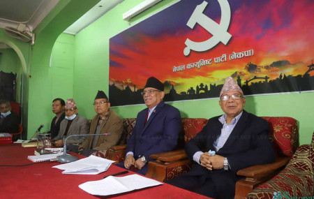 Oli removed from parliamentary party leader, Nembang from deputy leader