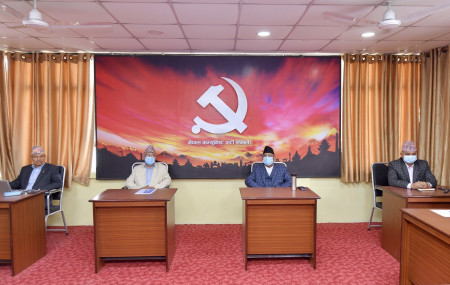 Meeting between Oli and Nepal ends inconclusively