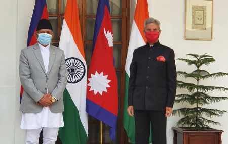 Foreign Minister Gyawali talks about COVID-19 with Indian counterpart