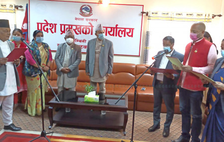 Lumbini CM appoints 4 JSP lawmakers who registered no-confidence motion as ministers