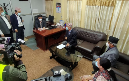 Maoist Center submits letter about withdrawal of support from Oli government