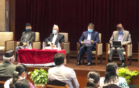 UML standing committee decides to vote against Deuba govt, parliamentary party meeting starts
