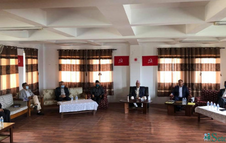 UML standing committee meeting starts, Khanal-Nepal faction gives it a miss